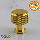 Taç Küçük Düğme Metal Kulp Gold Altın Çekmece Mobilya Mutfak Dolabı Dolap Kulpu Kulbu Kulpları thumbnail 1