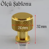 Taç Küçük Düğme Metal Kulp Gold Altın Çekmece Mobilya Mutfak Dolabı Dolap Kulpu Kulbu Kulpları thumbnail 2