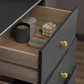 Taç Küçük Düğme Metal Kulp Gold Altın Çekmece Mobilya Mutfak Dolabı Dolap Kulpu Kulbu Kulpları thumbnail 3