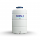 500 Litre Polietilen Dikey Su Deposu - Beyaz (Tombul Model) - 1