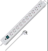 Brennenstuhl Premium-Line Serisi 10 Soketli 3 Metre 5 Kablolu Anahtarlı Uzatma Priz Beyaz - 3