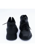 +8 cm Boy Uzatan Gizli Topuklu Bağcık Detaylı Outdoor Görünümlü Erkek Bot - 8