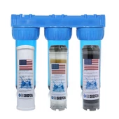 Amerikan Malı Daire Ve Bina Girişi 3 Aşamalı Su Yumuşatma Cihazı (Spun - Reçine - Gac Plus) - 1