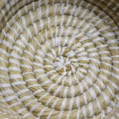 T.Concept Dekoratif Dayanıklı Burgu Desenli Çok Amaçlı Hasır Sepet Küçük Boy (S) - 4