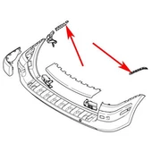 OEM Peugeot 307 Sw Arka Tampon Braketi (7416.43) - 1