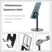MÜHLEN GL083 - Siyah Katlanabilir, Taşınabilir ve Evrensel Telefon/Tablet Standı - 2
