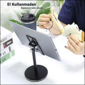 MÜHLEN GL083 - Siyah Katlanabilir, Taşınabilir ve Evrensel Telefon/Tablet Standı - 6