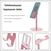 MÜHLEN GL083 - Rose Gold Katlanabilir, Taşınabilir ve Evrensel Telefon/Tablet Standı - 8