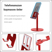 MÜHLEN GL083 - Kırmızı Katlanabilir, Taşınabilir ve Evrensel Telefon/Tablet Standı - 5