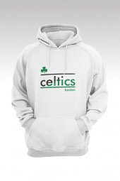 Boston Celtics 25 Beyaz Kapşonlu Sweatshirt - Hoodie - 1