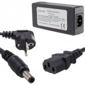 POWERMASTER 12 VOLT - 5 AMPER PLASTİK ADAPTÖR 5.5*2.5 UÇ - 1