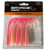 Savage Gear LB Sandeel Curltail 10cm Pink Glow Back 5 Adet Sahte Balık - 2