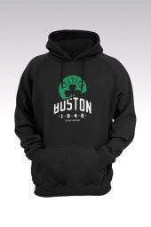 Boston Celtics 24 Siyah Kapşonlu Sweatshirt - Hoodie - 1