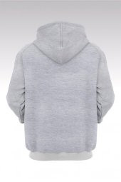 Boston Celtics 27 Gri Kapşonlu Sweatshirt - Hoodie - 2