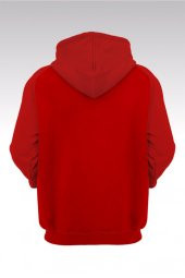 Chicago Bulls 37 Kırmızı Kapşonlu Sweatshirt - Hoodie - 2