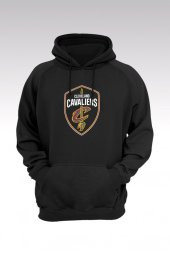 Cleveland 39 Siyah Kapşonlu Sweatshirt - Hoodie - 1