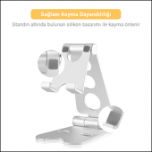 MÜHLEN GL059 Katlanabilir, Taşınabilir ve Evrensel Telefon/Tablet Standı - 3