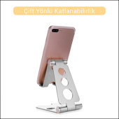 MÜHLEN GL059 Katlanabilir, Taşınabilir ve Evrensel Telefon/Tablet Standı - 7