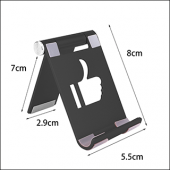 MÜHLEN GL088 - Siyah Katlanabilir, Taşınabilir ve Evrensel Telefon/Tablet Standı - 4