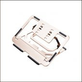 MÜHLEN GL0129 - Champagne Gold Ergonomik Taşınabilir Alüminyum Dizüstü Bilgisayar Standı - 2