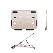 MÜHLEN GL0129 - Champagne Gold Ergonomik Taşınabilir Alüminyum Dizüstü Bilgisayar Standı - 8