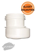 WUVERA Ayarlanabilir Altdan Çıkışlı Klozet Gider Borusu Eksantirik Kada-6cm Kaydırılabilir - 1
