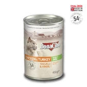 Bonacibo Jöleli Tavuk ve Hindili Yaş Kedi Maması 6 x 400 Gr - 6