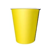 Karton Bardak 8li Limon Sarısı - 1