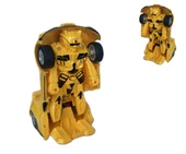 Işıklı Sesli Müzikli Çek Bırak Robota Dönüşen Araba - 4