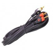 2 RCA ERKEK + 3.5 MM ST ERKEK 5 METRE 1. KALİTE ELEKTROMER 1943 - 1