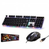 HADRON H837Q KLAVYE & MOUSE SET OYUN LEDLİ Q - 1