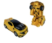 Işıklı Sesli Müzikli Çek Bırak Robota Dönüşen Araba - 1