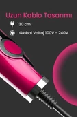 QASUL Seramik Kaplı Pembe Detay Saç Düzleştirici - 3