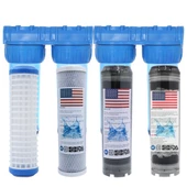 Amerikan Malı Daire Ve Bina Girişi 4 Aşamalı Su Yumuşatma Cihazı (Yıkanabilir - Blok - Gac Plus - Silifoz) - 1