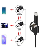 Dorf Telefon ve Tablet Için 3.9mm Endoskopi Cihazı Motor Içi Görüntüleme Yılan Kamera 1 Metre - 2
