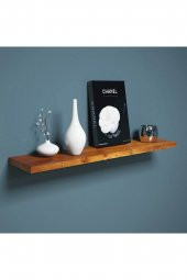 DEKORATİF AHŞAP DUVAR RAFI - TV ÜNİTE - KİTAPLIK - 1