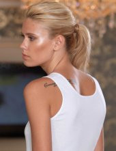 Şahinler B011 Bayan Geniş Askılı Önü Güpürlü Ribana Atlet thumbnail 1