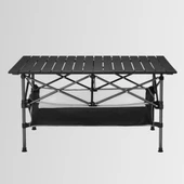 FUNKY CHAIRS Family Large Katlanabilir Alüminyum Kamp Masası Siyah - 1