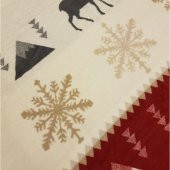 Aksu Emilia Çift Taraflı Tek Kişilik Pamuklu Battaniye 150x200 - 2