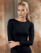 Şahinler B192 Bayan Uzun Kollu Bisiklet Yaka Body - 2