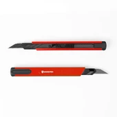 WORKPRO WP212020 9MM Alüminyum Kasa Cep Askılı Maket Bıçağı (KIRMIZI) - 3