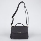 Bagacar Motto 1344 Bayan Çapraz El ve Omuz Çantası Siyah - 6