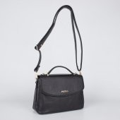 Bagacar Motto 1344 Bayan Çapraz El ve Omuz Çantası Siyah - 7