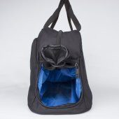 Bagacar Ayakkabı Bölmeli Omuz Askılı Spor Çantası Siyah - 4