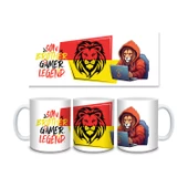 Galatasaray Gamer Baskılı Kupa Bardak, Oyuncu Galatasaraylı Kupa Bardak, Oyuncu Cimbomlu - 1