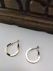 Kadın  Gold Kalın  Halka  Küpe - 1