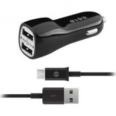 S-link SMG-144 2.1aİki Usb Araç Şarj Cihazı 1.3a Micro Usb Data Ve Şarj Kablosu - 1