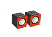Snopy SN-66 2.0 Kırmızı USB Speaker - 1
