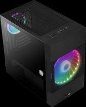 Aerocool Atomic 1 x 20cm ve 1 x 12cm ARGB Fanlı Mini Tower Kasa - 4