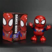 Spiderman Oyuncak Hareketli Işıklı Dans Eden Robot 3 Farklı Müzikli Oyuncak Örümcek Adam - 1